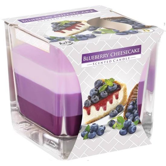 Bispol Svíčka ve skle 170g Blueberry Cheesecake