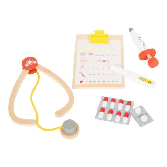 small foot Dětský doktorský kufřík pro malé zubaře 2v1