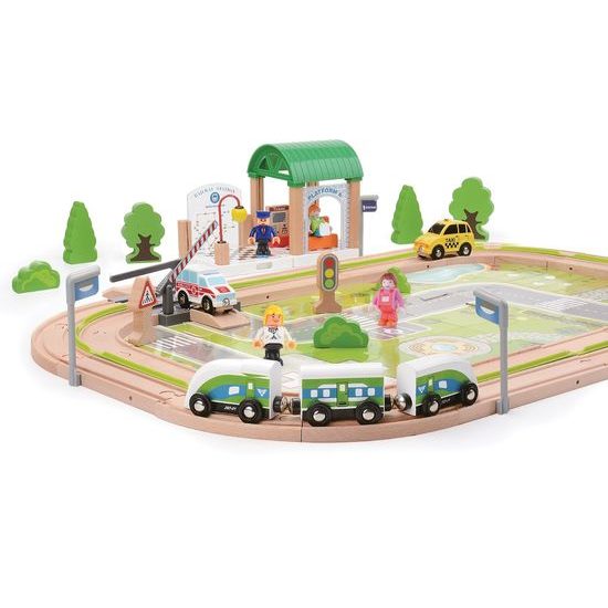 2Kids Toys Vláčkodráha Vesnice 110 dílů