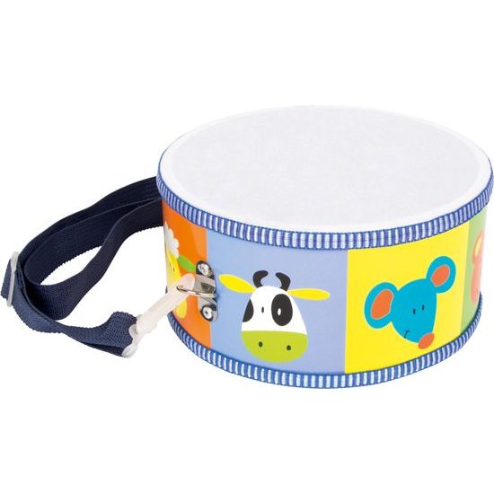 small foot Dětské dřevěné hudební nástroje buben zvířata