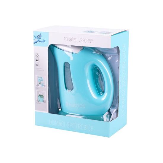 Rychlovarná konvice 16cm na baterie se světlem a zvukem v krabičce