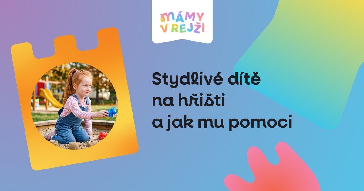 Stydlivé dítě na hřišti