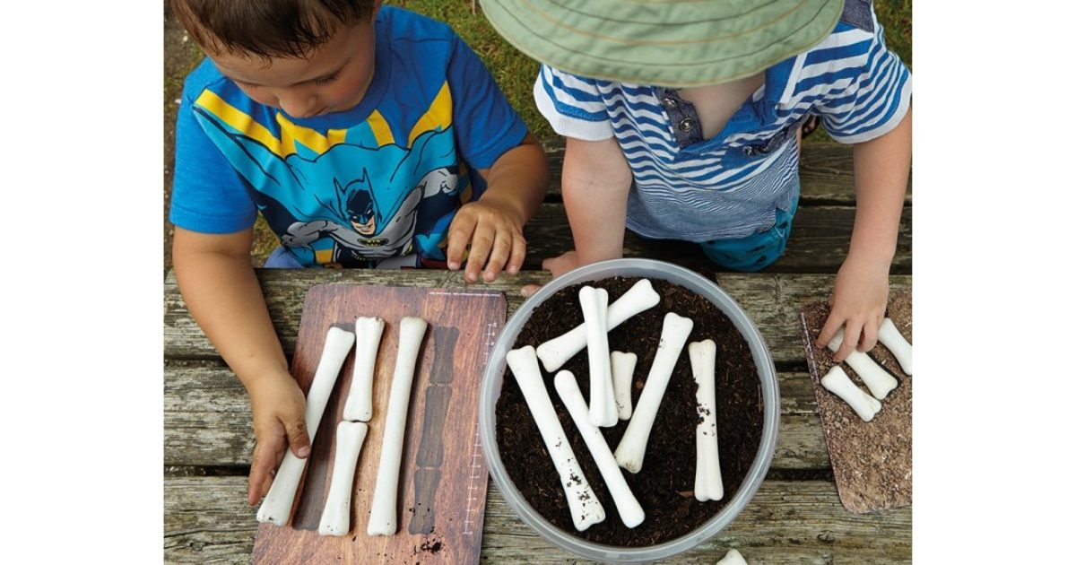 7 tipů, jak vybrat kreativní hračky pro kluky dinosauří kosti