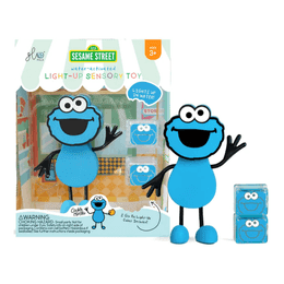 COOKIE MOSTER Figurka Glo Pals + 2 svítící kostky do vody