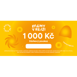 Dárkový poukaz na 1000 kč
