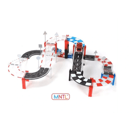MNTL - Magnetická dráha Race Track Tunning 72 ks včetně 2 ks aut