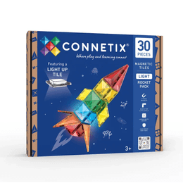Connetix Tiles 30 ks - Light Rocket Pack