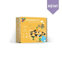 Connetix Tiles 16 ks - Magnetická stavebnice - rampy a křižovatky