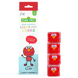 Smyslové svítící kostky Glo Pals 4 ks ELMO