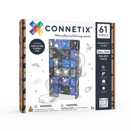 Connetix Tiles 61 ks - Kuličková dráha Galaxy Pack