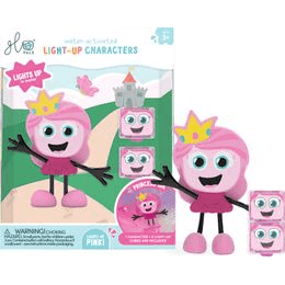 PRINCEZNA IDA Figurka Glo Pals + 2 svítící kostky do vody