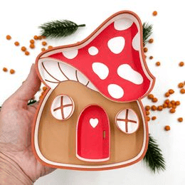 Eco Smyslový tácek Houbový domeček