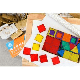 Cleverclixx - Cestovní magnetická mini stavebnice DUHOVÁ 28 ks