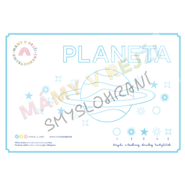PDF Šablona pro tvoření s modelínou - Planeta