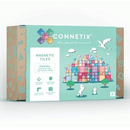 Connetix Tiles 120 ks - Magnetická stavebnice pastelová sada