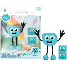 BLAIR Figurka Glo Pals + 2 svítící kostky do vody