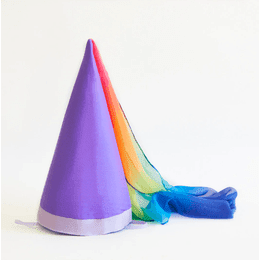 Sarah´s Silks hedvábný klobouk duhový