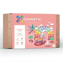 Connetix Tiles 202 ks - Magnetická stavebnice pastelová sada