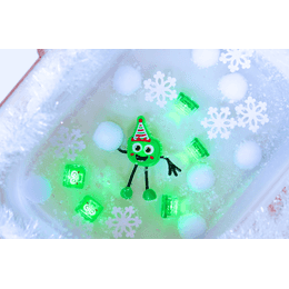 Smyslové svítící kostky Glo Pals 4 ks ABBY
