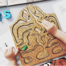 Smyslové svítící kostky Glo Pals 6 ks ZOO