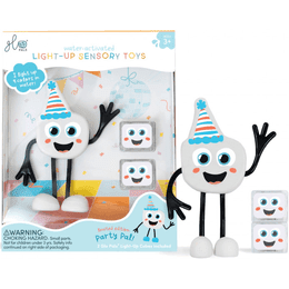 PARTY PAL Figurka Glo Pals + 2 svítící kostky do vody