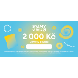Dárkový poukaz na 2000 kč