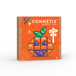 Connetix Tiles 17 ks - Magnetická stavebnice Halloweenská dýně