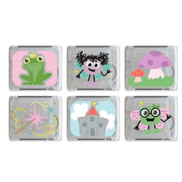Smyslové svítící kostky Glo Pals 6 ks Pohádka