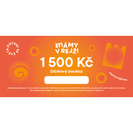 Dárkový poukaz na 1500 kč