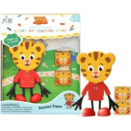 DANIEL Tygr Figurka Glo Pals + 2 svítící kostky do vody