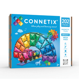 Connetix Tiles 202 ks - Magnetická stavebnice duhová sada
