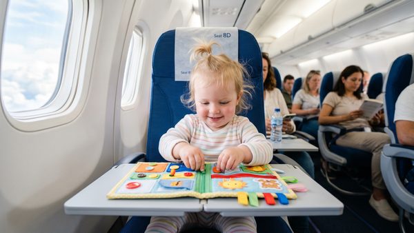 12 tipů, jak zabavit dvouleté dítě v letadle