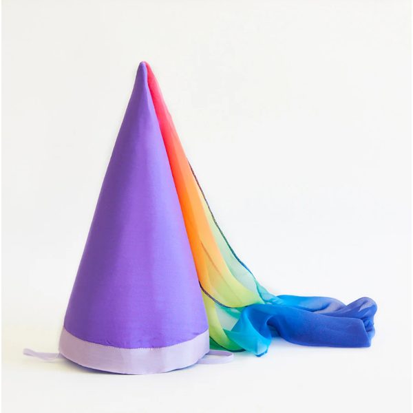 Sarah´s Silks hedvábný klobouk duhový