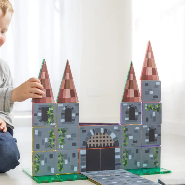 Learn&Grow magnetická stavebnice - Zámek 40 ks