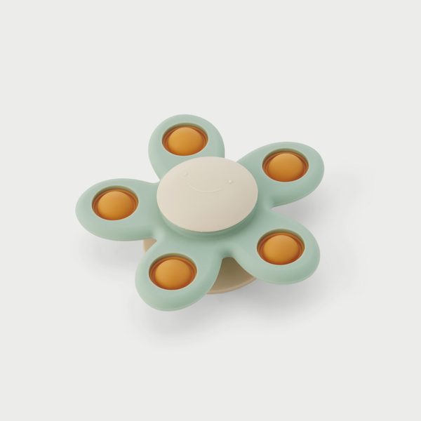 TickiT silikonový spinner květina