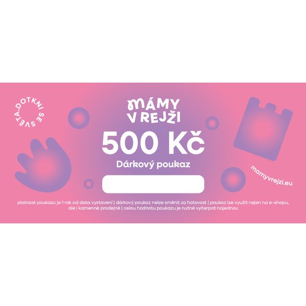 Dárkový poukaz na 500 kč