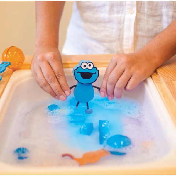 COOKIE MOSTER Figurka Glo Pals + 2 svítící kostky do vody