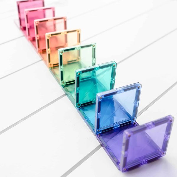 Connetix Tiles 120 ks - Magnetická stavebnice pastelová sada