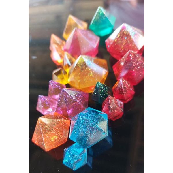 Diamanty z pryskyřice