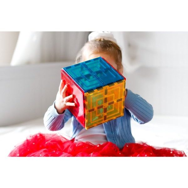 Learn&Grow magnetická stavebnice - velké čtverce 8 ks