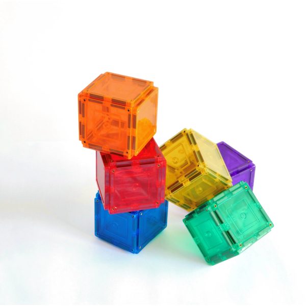 Learn&Grow magnetická stavebnice - malé čtverce 36 ks