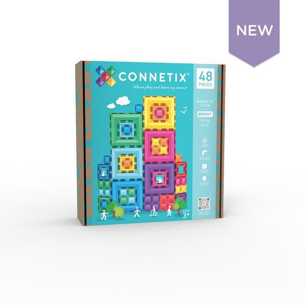 Connetix Tiles 48 ks - Bright Portal sada