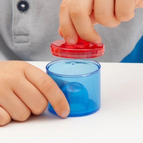 TickiT Průsvitné barevné stohovací pohárky 18ks