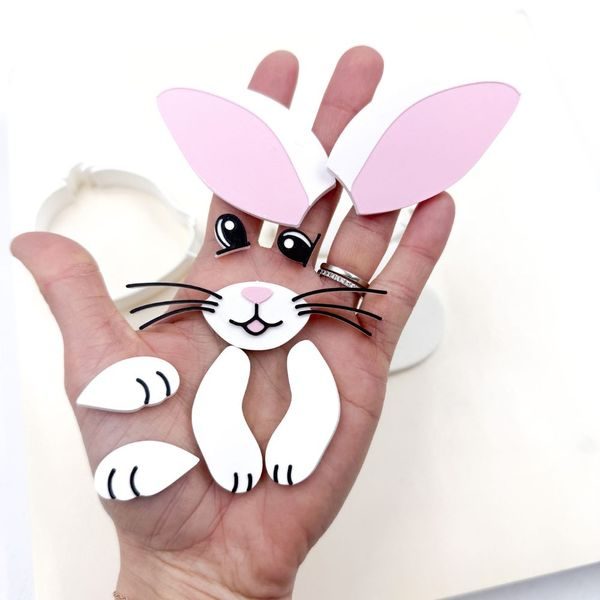Eco miniatury na výrobu zajíčka