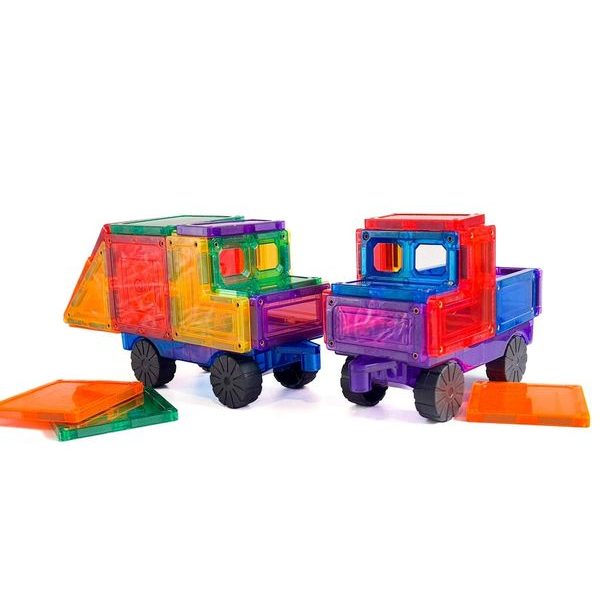 Learn&Grow magnetická stavebnice - auta 28 ks