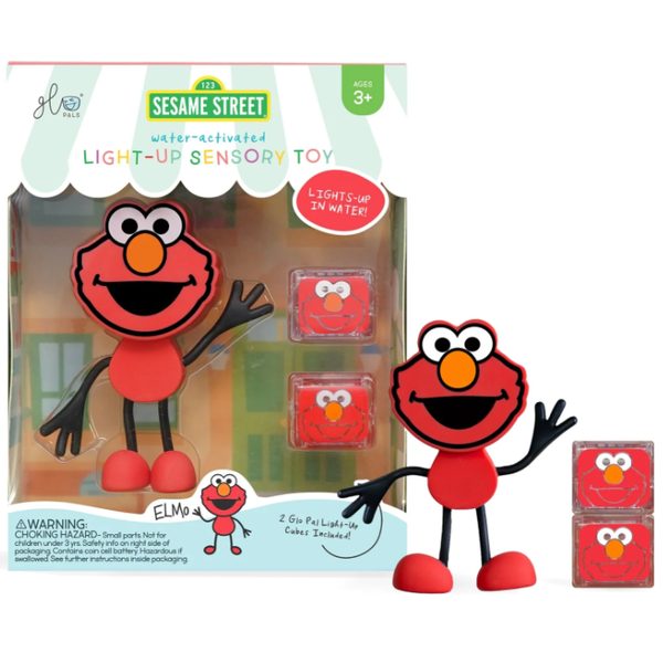ELMO Figurka Glo Pals + 2 svítící kostky do vody