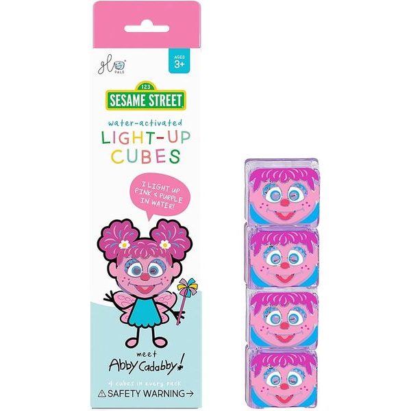 Smyslové svítící kostky Glo Pals 4 ks ABBY