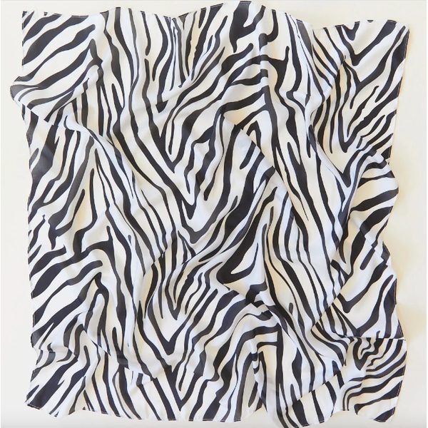 Sarah´s Silks hedvábný šátek "Zebra"