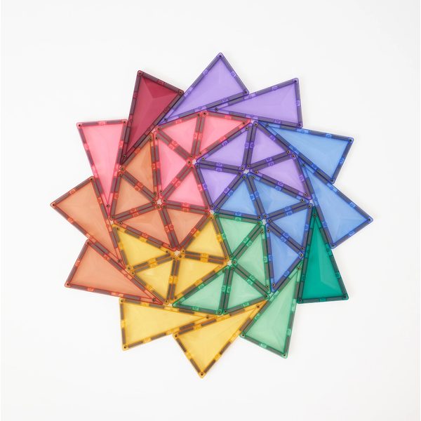 Connetix Tiles 104 ks - Magnetická stavebnice pastelová