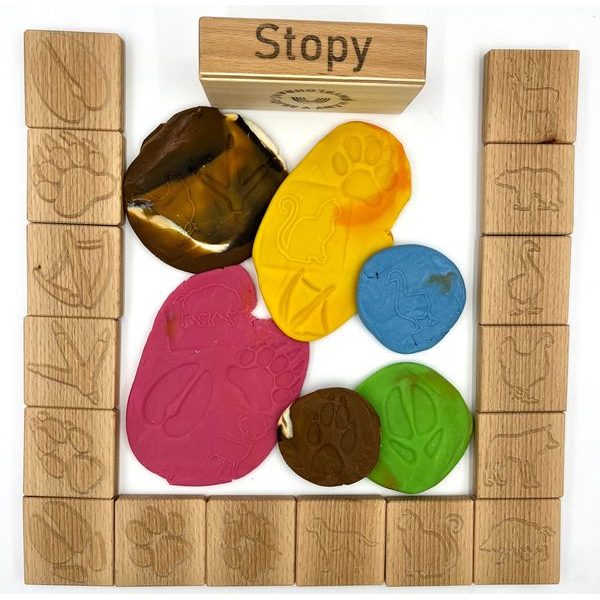 Obtiskávací destičky - Stopy zvířat